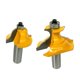 thumbnail image 1 of Juego De Brocas Para Fresado De Bordes Y Para Carpintería De 2 Piezas De 1/2 ''- Roman Ogee / Pedestal Zulema Broca de enrutador para bordes y molduras, 1 of 3