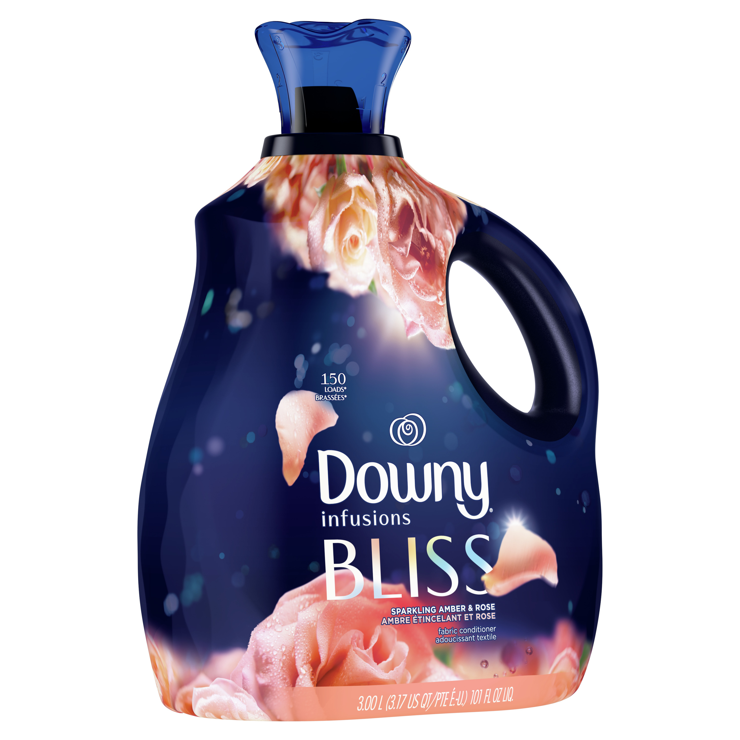 Downy Infusions Liquid Fabric Softener Bliss Sparkling Amber And Rose