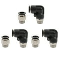 thumbnail image 1 of MasteelfCA 6pcs Air Line Fitting Elbow Push Connector Straight Push Connector For Tube, 1 of 7