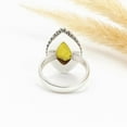 thumbnail image 5 of Citrine Gemstone Ring for Women 925 Sterling Silver Handmade Jewelry Women’s Fashion Ring November Birthstone Ring Size US 12, 5 of 7