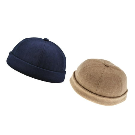 2 Pack Docker Docker Hat Cotton Sailor Hat Comfortable &