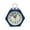 Blue, variant on JGJJUGN Silent Alarm Clock for Bedrooms, Mute Wake-Up Clock with Compact Design, Portable Travel Alarm, Modern Plastic Clock for Home and Office, Battery Operated (1 x AA, Not Included)