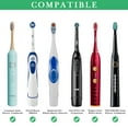 thumbnail image 2 of Linkidea Wall Mount Electric Toothbrush Holder for Bathroom, Acrylic Power Toothbrush Hanger, Self Adhesive Organizer Compatible with Oral-B iO Series, Philip Sonicare 4100 (Clear), 2 of 6