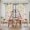 Beige, variant on Spring Easter Kitchen Curtains 45 Inch Length, Pink Cute Rabbits Flowers Eggs Butterflies Plants Tiers Curtains for Bathroom Bedroom Cafe, Light Filtering Window Treatment Drapes 2 Panels 42"Wx45"L