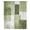 Green, variant on Sage Green Geometric Sheer Curtains 54 Inch Length, Light Filtering Voile Curtain Panel, Watercolor Ombre Modern Abstract Art Rod Pocket Drapes Window Treatments for Living Room Bedroom 52"x54"
