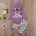 thumbnail image 3 of Fortune Bébé Automne Manches Longues Combinaison à Capuche Cerf Pantalon Renne Ensemble 2 Pcs, 3 of 6