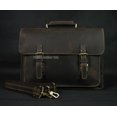thumbnail image 4 of Crazy Horse-maletín Vintage de cuero genuino para hombre, bolso para ordenador portátil de 15 pulgadas, bolso de negocios para el trabajo, bandolera, bolso de mano, M088, 4 of 4