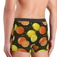 thumbnail image 6 of Cauagu Orange Lemon Print Boxer Briefs for Men,Comfortable Breathable Men's Underwear Moisture Wicking Underpants -Large, 6 of 8