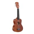 thumbnail image 1 of Ruiboury Mini Portable 4-string Ukulele String Musical Instrument Ukuleles Acoustic Professional Gifts Guitar for Concert 21inch Brown, 1 of 6