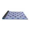 thumbnail image 2 of Ahgly Company Indoor Square Solid Blue Modern Area Rugs, 5' Square, 2 of 4