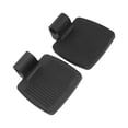 thumbnail image 2 of Reposapiés de plástico profesional para silla de ruedas, 2 unidades, repuesto de pedal de 5 pulgadas, 2 of 14