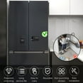 thumbnail image 2 of 2Pcs Refrigerator Locks Child Proof Fridge Lock with Password Self Adhesive Cabinet Locks Drill-Free Refrigerator Door Lock Safety Freezer Lock for Refrigerator Cabinets Drawers Window, 2 of 10