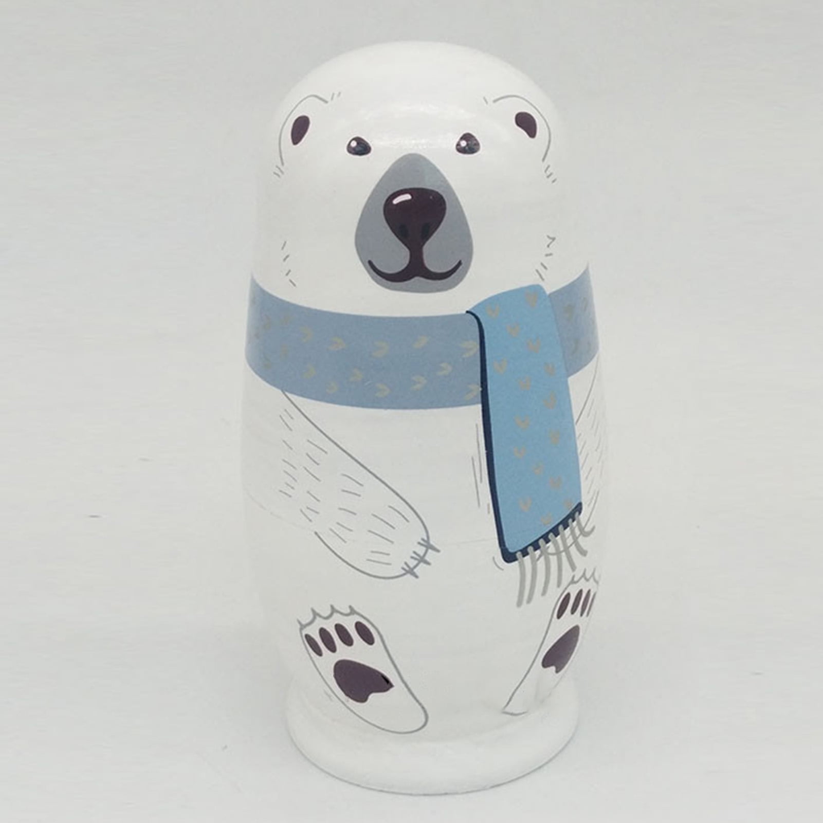 polar bear matryoshka nesting dolls