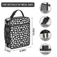 thumbnail image 3 of Elephant Insulated Lunch Box Teen Reusable Lunch Tote Bag with Side Pocket Lunch Box Containers Office Hiking, 3 of 6