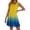 Multicolor, variant on Women's Sleeveless Midi Dress Pleated Neckline Casual Summer Dress with Pockets for Beach Vacation