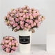 thumbnail image 4 of 5 ramas ramo de flores de rosas artificiales de 15 cabezas simulación de rosas decoración floral fiesta de bodas flor falsa, rosa claro Vogacara HA7227-04B, 4 of 6