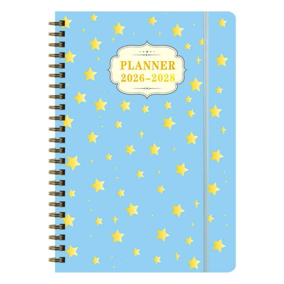 Gnwei Monthly Planner 2026-2028, 3 year calendar 2026-2027-2028 Calendar Book from Jan 2026 - Dec 2028, 5.9“ x 8.3”, Spiral Bound,Organizer for Office, School, and Home