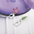 thumbnail image 3 of Jiaroswwei Hunter Anime Cosplay Poker Joker Ear Stud Earring for Hisoka Jewelry Accessories, 3 of 7