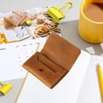 thumbnail image 1 of Cartera para hombre, regalo de cumpleaños, diseño retro, decorativa, 10,5 x 2,3 x 7 cm, de piel sintética. Marrón claro, 1 of 10
