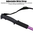thumbnail image 6 of IC ICLOVER Pair 2 Trekking Walking Hiking Sticks Poles Quick Lock Adjustable Alpenstock 25.5" to 64.9" for All Heights, Durable & Lightweight Aluminum, Purple, 6 of 9