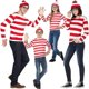 thumbnail image 1 of ¿Dónde está Wally? Disfraz de Halloween para padres e hijos., 1 of 4