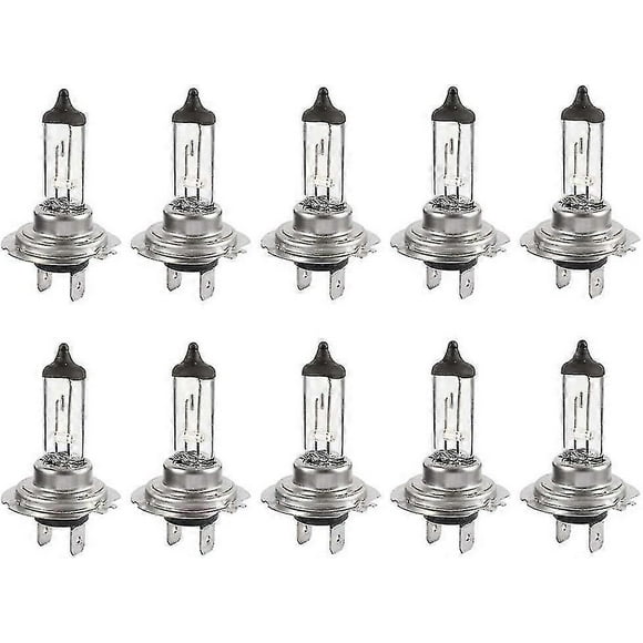 10pcs H7 12v 55w Super Bright Bulbs Long Life Xenon Halogen Bulb For Low Beam High Beam