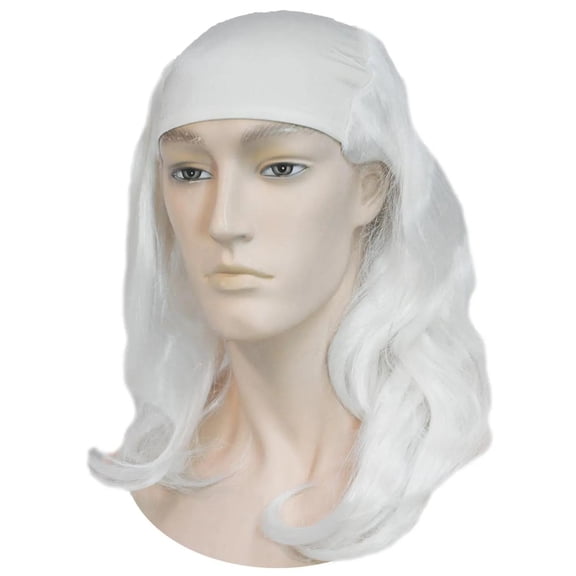 Men's Father Time/Merlin White Wig Only