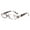 Gray, variant on Women's Small Rectangle Reading Glasses 3.00, Multicolored stripes Men's Classic Presbyopic Glasses, HD Plastic Spring Hinge Readers +3.00