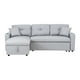 thumbnail image 4 of Sofá CAMA CON ALMACENAMIENTO GRIS claro Easy Living, 4 of 10