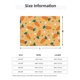 thumbnail image 5 of Fotbe Love Carrot Manta de Franela con Estampado, Manta Ultrasuave para Cama, Sofá, Auto, Hipoalergénica y Antibolitas-50"x40", 5 of 6