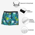 thumbnail image 4 of Disketp Shark And Leaves Men's Boxer Briefs,Soft and Breathable Cotton Underwear with ComfortFlex Waistband, 4 of 7