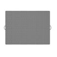 thumbnail image 2 of Alfombrilla para escurrir platos, plegable, fácil de limpiar, soporte para ollas calientes, antideslizante, para vajilla de cocina Gris, 2 of 9
