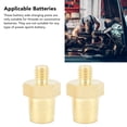 thumbnail image 3 of Battery Side Charging Posts, Brass Easy To Install Durable Brass Terminal Charging Posts Rustproof  for 8mm Positive or Negative Battery Cable Terminals, 3 of 7