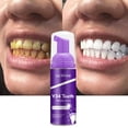 thumbnail image 4 of Peggybuy 50ml Color Correcting Toothpaste Portable Purple Foam Toothpaste for Dental Care, 4 of 9