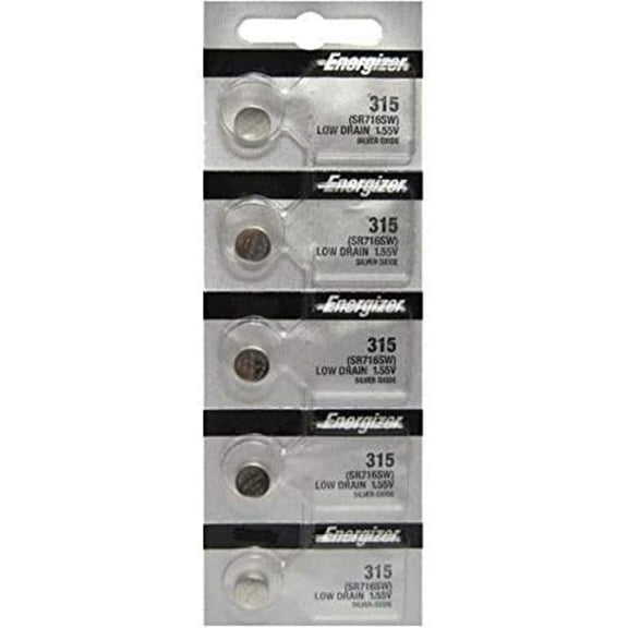 100X Energizer 315 Battery Silver Oxide Watch Button Low Drain 1.55V SR716SW