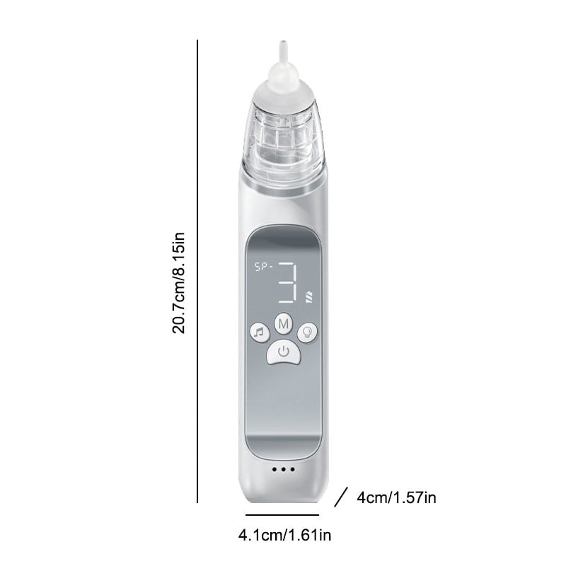 YA YATECH Portable Electric Baby Nasal Aspirator, 3 Suction Levels Low Noise Nose Cleaner with Music Light Anti Backflow Design for Newborn Infants 整改要点