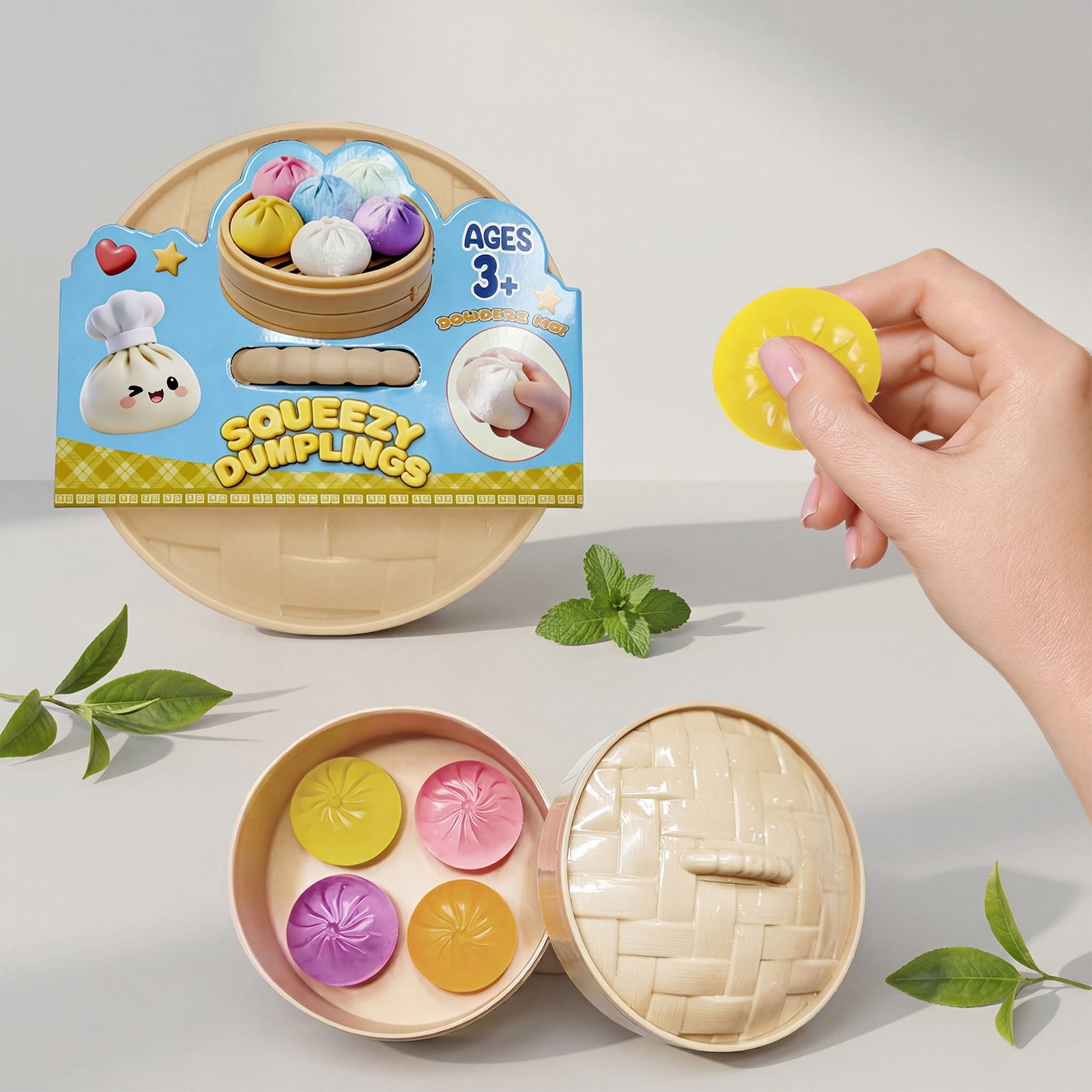 Squishy Dumpling Sensory Toys, Mystery Dumpling Squishy Stress Relief Squishy Dumpling Sensory Toys, Mystery Dumpling Squishy Stress Relief