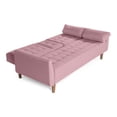 thumbnail image 4 of Sofá Cama De Lino Palo de Rosa Con Portavasos Modelo Royce, 4 of 8