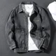 thumbnail image 2 of Chaqueta vaquera para hombre, color gris cargo, abrigos vaqueros para hombre, otoño, original, de alta calidad, ropa de abrigo de invierno, moda, precio barato, estilo coreano G, 2 of 5