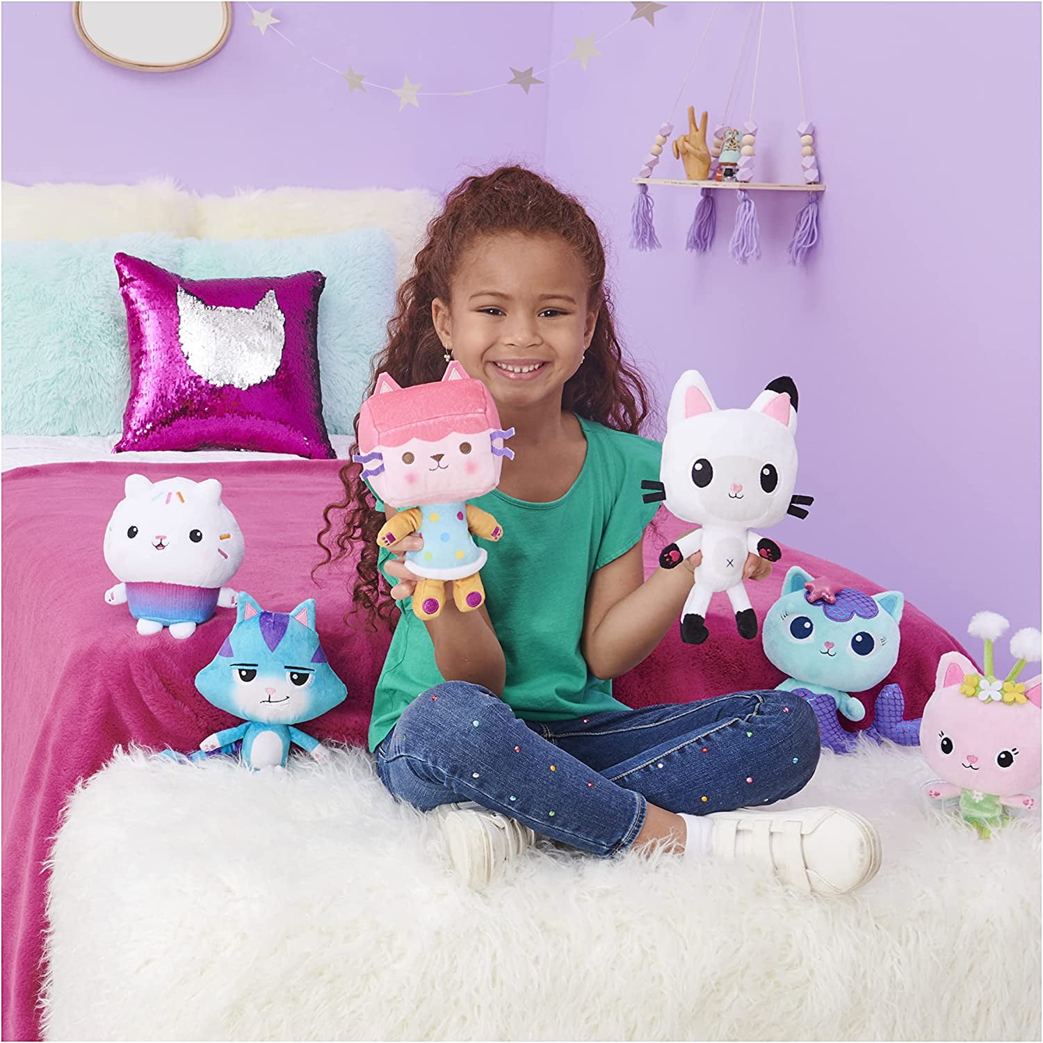 Gabby's Dollhouse 8 Purr-ific Plush Toy Assortment - 6061576