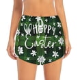 thumbnail image 2 of Daiia Happy Easter Pattern Women's 2 in 1 Running Shorts - Lightweight Athletic Workout Gym Yoga Shorts Liner with Phone Pockets-XX-Large, 2 of 7