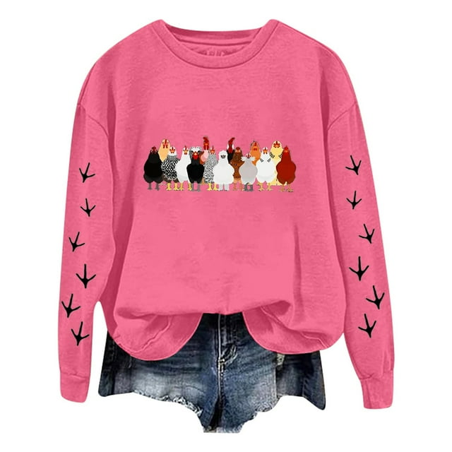 WEAIXIMIUNG Sweatshirts pour Femmes Vestes à Fermeture Éclair Complète Oversize Manches Longues Col Rond Sweatshirts Imprimés Lettres Pull Léger Ample Blouse Top