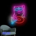 thumbnail image 2 of Handmadetneonsign Cat Spinning Record Neon Sign, Cute Cat Record Player Wall Art, Cat Lover Gift Home Wall Decor 77494, 2 of 5