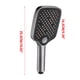 thumbnail image 3 of Cabezal de ducha de mano de alta presión con boquilla de ahorro de agua | Cabezal de ducha de masaje con 3 modos para bajo caudal | Ducha de mano ajustable para baño, hogar y gimnasio, 3 of 9