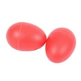 thumbnail image 4 of 2 Paires d'Ufs Musicaux en Plastique Maracas Shakers Rouges, 4 of 8