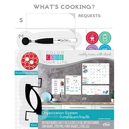The Board Dudes 8 5a X11a Color Code Your Life Dry Erase Menu Board Organization System Walmart Canada The Board Dudes 8 5a X11a Color Code Your Life Dry Erase Menu Board Organization System Walmart Canada