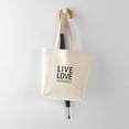 thumbnail image 5 of CafePress - Live Love Research Tote Bag - Unisex Canvas Tote Bag, Beige, 1-Piece, 5 of 7