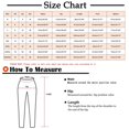 thumbnail image 3 of XIMIN Ladies High Waist Pants Women's Cotton and Linen Elastic Waistband High Waistband Pocket Pants Side Buttons Nine Point Pants Loose Casual Pants Straight Leg Pants(Brown,S), 3 of 5