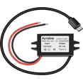 thumbnail image 1 of 1-Pack DC 12V/24V to 5V USB C Buck Converter 3A 15W Type-C Output Charging Module Waterproof Buck Power Adapter Compatible with Raspberry Pi 4, Mobile Phone, 1 of 7