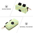 thumbnail image 3 of Miangastore Green Poop Bag Holder with Buckle Design for Storage Suitable for Multiple Scenarios 7.5 Inches, 3 of 9